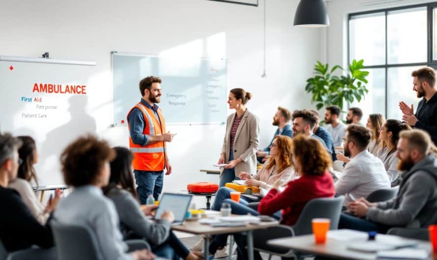 Formation auxiliaire ambulancier : comment s’inscrire et réussir ?