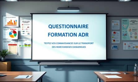 évaluez vos compétences en matière de transport de matières dangereuses avec notre questionnaire de formation adr. testez vos connaissances et assurez-vous de respecter les normes de sécurité. préparez-vous efficacement pour la manipulation et le transport d'adr.